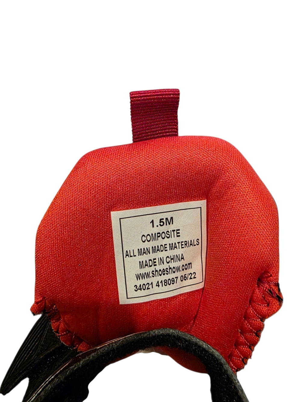 Kids' Black and Red Velcro Athletic Sneakers - Picture 10 of 10